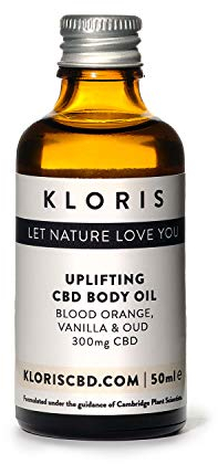 KLORIS Erhebendes CBD Bade- und Körperöl mit Blutorange, Vanille und Oud