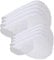 8Pcs Silicone Steamer Mesh Mat, Non-Stick Round Bamboo Steamer Liners, Reusable Dumplings Buns Mat Steamed Pad Baking Pastry Dim Sum Mesh（25cm * 25cm & 15 * 15cm）
