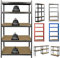 Yonghao Heavy Duty Storage Racking Shelving Units,5 Tier Metal Shelving Boltless for Garage Shed industrial Workshop Greenhouse Garden Shop,Office,90 x 40 x180cm,MDF Board & Boltless,875KG Capacity
