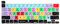 XSKN Tastaturabdeckung aus Silikon, kompatibel mit MacBook Pro 13,3 Zoll (33,8 cm), 40,6 cm, mit Touch Bar und Touch ID – A2251 A2289 A2338 M1 A2141 (US-Version, Photoshop CC)