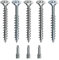 Spax Holzschrauben-SET Voll/Teilgewinde + Torx Bit | 5 Größen: 3x30; 4x40; 4,5x45; 5x80; 6x100 | WIRROX Silber