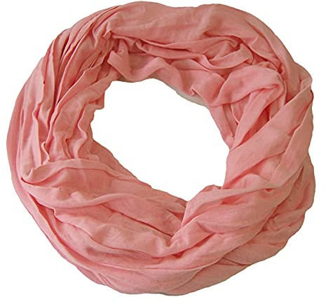 Niklarson Loop Schal Tuch pastellrosa Rundschal 160x45cm unisex Schlauch T7070