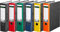 Leitz Qualitäts-Ordner, Wolkenmarmor-Papier, A4 (‎6er Pack | Breit) schwarz, rot, grün, blau, gelb und orange