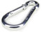 Edelstahl Karabiner Silber Karabinerhaken Schnappverschluss 120 kg Tragfähigkeit