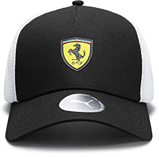 PUMA Scuderia Ferrari - Casquette Camionneur - Noir - Unisexe - Taille Unique