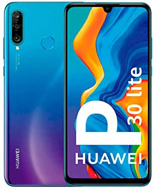 Huawei P30 Lite 4GB/128GB Azul (Peacock Blue) Single SIM MAR-LX1A (Reacondicionado)