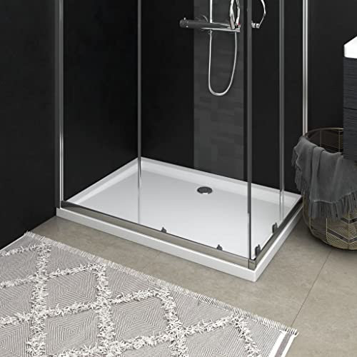 SKM Receveur de Douche rectangulaire ABS Blanc 80x110 cm, Weight:13.9 kg,148909