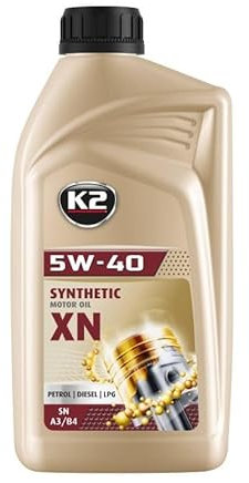 K2 Motoröl 5W-40 TEXAR Motor Öl ACEA A3/B3 ACEA A3/B4 API SN API CF XN 1L Kompatibel mit VW Golf VII Schrägheck 5G1, BQ1, BE1, BE2 Golf IV Schrägheck 1J1 GOLF VI 5K1 Golf V Schrägheck 1K1 POLO 9N