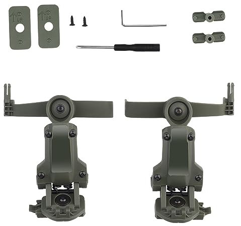 Taktischer Helm ARC Schienenadapter, Drehbare Kopfhörerhalterung für COMTAC 3 Headsets OPS Core ARC und Team Wendy M-LOK Schiene