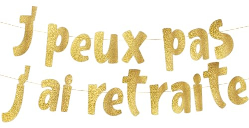 Glitzer Banner FR Je Puex Pas