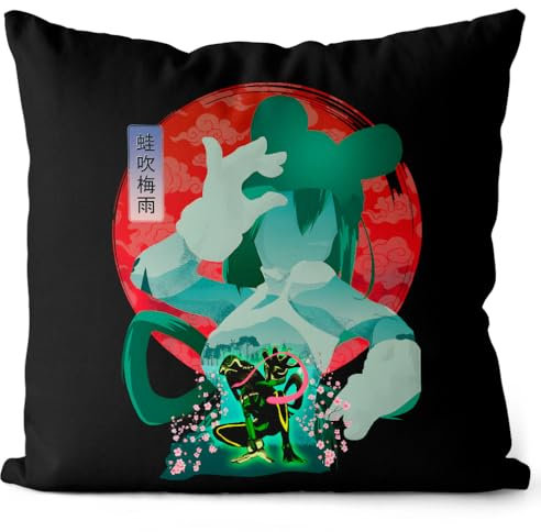 style3 Asui Tsuyu Kissen mit Füllung 40cm Baumwolle Superhero Japan Academia Manga