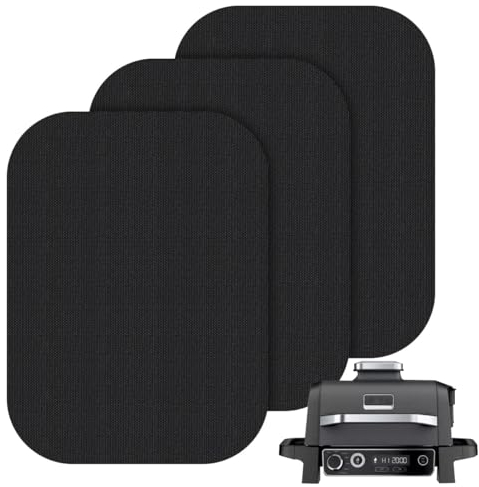 Perditan Grill Mats Set for Ninja Woodfire Outdoor Grill Accessories