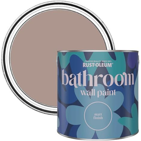 Rust-Oleum Pink Water-Resistant Bathroom Wall & Ceiling Paint - Haversham 2.5L