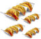 Huamirra Set di 4 Porta Taco in Acciaio Inox, Porta Taco, Porta Taco, Set di Dime/Porta Hot Dog, Porta Dime, in Acciaio Lnox, Set per Panini, Ristoranti, Casa, Picnic, Feste
