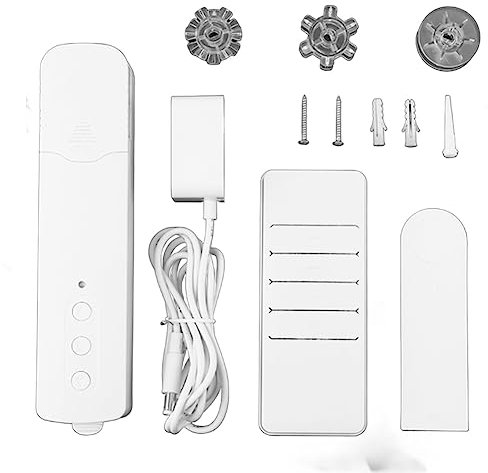 Paociuro 1 Set Tuya WiFi M616EGWT Motori per Tende Elettriche Intelligenti Tende A Rullo A Catena App Controllo Vocale Motori Elettrici per Tende Intelligenti per Alexa Home Spina Europ