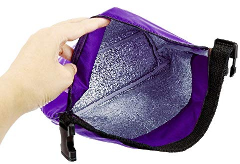 Lunchtasche FüR Kinder Männer Frauen Arbeits-Lunchkorb Wiederverwendbare Lunchtasche Lunchtasche Boxtasche BüRo wasserdichte Lunchtasche Junge Mädchen (Purple, One Size)