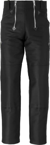 JOB Zunfthose Henk Doppel-Pilot schwarz mit Kniepolstertaschen, 4 cm länger (DE/NL/SE/PL, Numerisch, 64, Große Größen, Regular, schwarz)