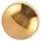 TINEASUR Hohle runde Kugel 20 cm Gold dekorative reflektierende Kugel Gartendekoration im Freien