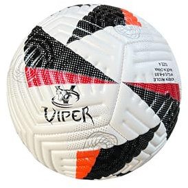 VIPER Size 4 Euro Inspired Football – Lightweight Training & Match Soccer Ball, Durable Indoor & Outdoor Use, All Surface Performance