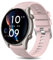 YLK Bracelet Compatible avec Amazfit GTR 4/GTR 3 Pro/GTR 3/GTR 2/GTR 2e/GTR 47mm/Stratos 3/Stratos 2 Homme Femme, 22mm Silicone Bracelet de remplacement Amazfit GTR 4/GTR 3/GTR 2 (Rose)
