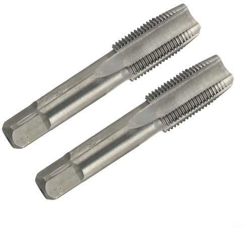 Lot de 2 tarauds filetés HSS 9/16 - 20 TPI pour réparation de manivelle de vélo - Outil de filetage en acier rapide