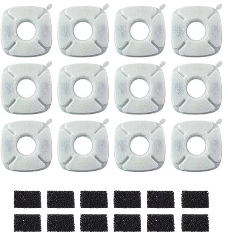 Wasserfilter, kompatibel mit 2,8 l, 12 Stück, Hot Tub Booster Seat Water Brick (schwarz, Einheitsgröße)