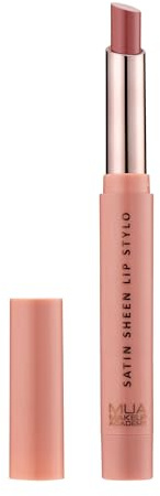 MUA Satin Sheen Lip Stylo Lipstick, Heroic (Pack of 1) | Mid Pink Nude, Hydrating Satin Finish, Highly Pigmented, Vegan & Cruelty Free