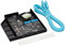 SilverStone SST-FPS01-C - 12.7mm Tray Loading Slim Optical Bay with 1x USB3.0, 1x USB 3.0 Type C, Card Reader, M.2 SATA type SSD Slot
