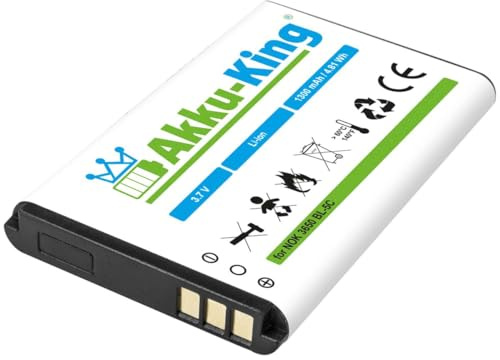 Akku-King Akku kompatibel mit Olympia BL-5C - Li-Ion 1300mAh - für Viva 1 2129