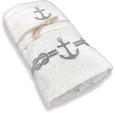 Handtuch-Set Frottee Meer Anker beige