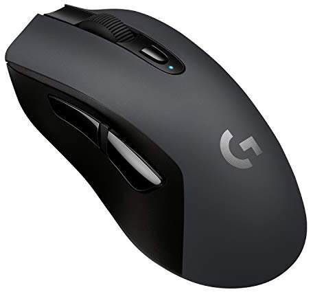 Logitech G603 LIGHTSPEED Souris Gamer sans Fil, Récepteur USB Unifying Bluetooth, Capteur Gaming HERO, 12 000 PPP, 6 Boutons Programmables, Mémoire Intégrée, PC/Mac - Noire