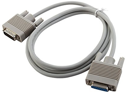 Sourcing Map 15-Leiter-Verlängerungskabel DB15 Stecker auf Buchse, 15-Leiter, für Computer