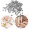 Oblique Unique® Konfetti Silber rund Tisch Konfetti mit Spiegeleffekt für Hochzeit Geburtstag Feier Jubiläum Deko über 300 STK.