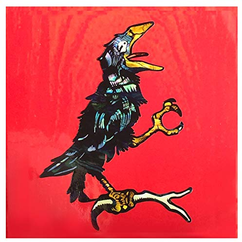 Inlay Sticker für Gitarren, Bass & Ukulelen - Grateful Dead Crow