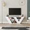 Hocuspicus HOCUS PICUS Modern Designed TV Unit for Livingroom up to 42 Inch TVs | Engineered Wood |110x30x40cm | Easy to Assemble and Clean (White)