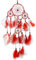 INTVN Traumfänger, Roter Traumfänger Dream Catchers Handgemachter Traumfänger für Wand Zimmer Auto Deko Ornament Geschenk