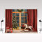 Kate Weihnachts Hintergrund Fotografie 2.2x1.5m/7x5ft Fotostudio Fotohintergrund Weihnachtsdekoration Zubehör Weihnachtsfeier Dekoration Baby Foto Shooting Hintergrund
