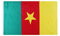 Stormflag Kamerun Flagge (90cmx150cm) Polyester Pongee 90g mit Ösen mit genäht.