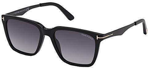 Tom Ford Occhiali da Sole GARRETT FT 0862 Shiny Black/Grey Shaded 54/17/145 uomo