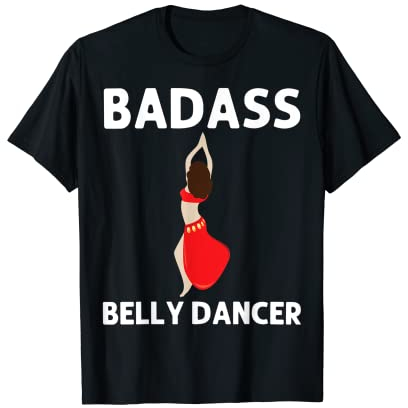 Cooler Bauchtanz für Männer und Frauen, schimmernder Tänzer T-Shirt