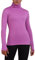 TCA Frauen Winter Langarm Laufshirt mit Reißverschluss - Rosa, L