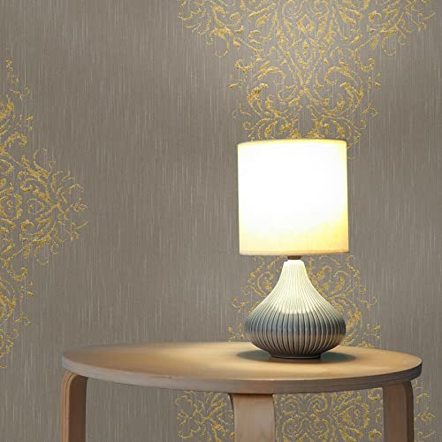 TADESSI Tapete Barock Gioele M1-No.2259 | Vliestapete | Beige | Gold | Ornament | Klassik | Barocktapete
