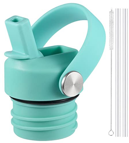 Straw Lid for Hydro Flask Standard Mouth, Lid with Straws Fits Standard Mouth Hydroflask, Sport Cap Water Bottle Accessories Top Replacement Straw Lid
