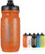 MotuTech 550ML Bouteille d'eau Compressible pour Vélo Cyclisme Sport et Plein Air Gourde étanches Squeezable Water Bottle PP sans BPA (Orange)