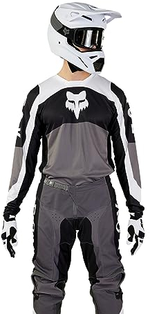 Fox Racing 180 Nitro Jersey - Extd Sizes Windbreaker Herren, Grau, XL