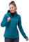 33,000ft Damen Softshelljacke Wasserdichte Winddichte Funktionsjacke Atmungsaktive Übergangsjacke Leichte Fahhradjacke mit Kapuze Windbreaker zum Laufen, Radfahren, Wandern，Dodge Blau 40