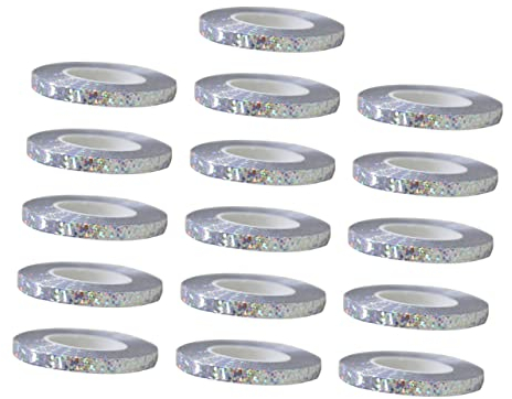 Abaodam Weihnachtsdeko 16 Rollen -rundband Metallbänder Schleifen Zum Verpacken Von Geschenken Osterband Geschenkbänder Geschenkband Plastik Dekorative Gegenstände Runden