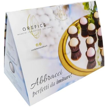 Zelda Bomboniere Dragée Pralina Orefice Abbracci 500 grammes Rose