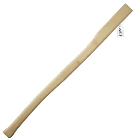 BEGRIS® Axtstiel aus Holz 90 cm Holzstiel Stark, Riss- und verwindungsfest, Waldarbeiter Werkzeug, Wechselstiel Buchenholz, Axt stiel 1,8 do 2,5 kg