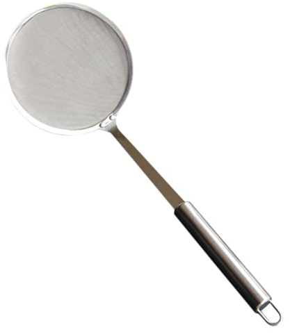 PRETYZOOM Colador De Acero Inoxidable De 12 Cm Con Mango De Espumadera Colador De Malla Para Wonton/fideos Y Práctico